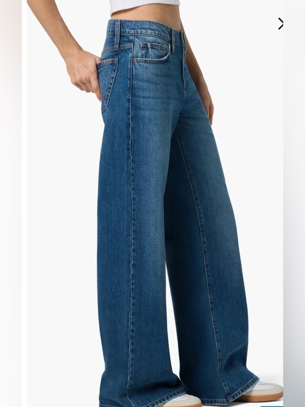 NWOT Joe’s Low Rise Wide Leg Jean in Tokyo